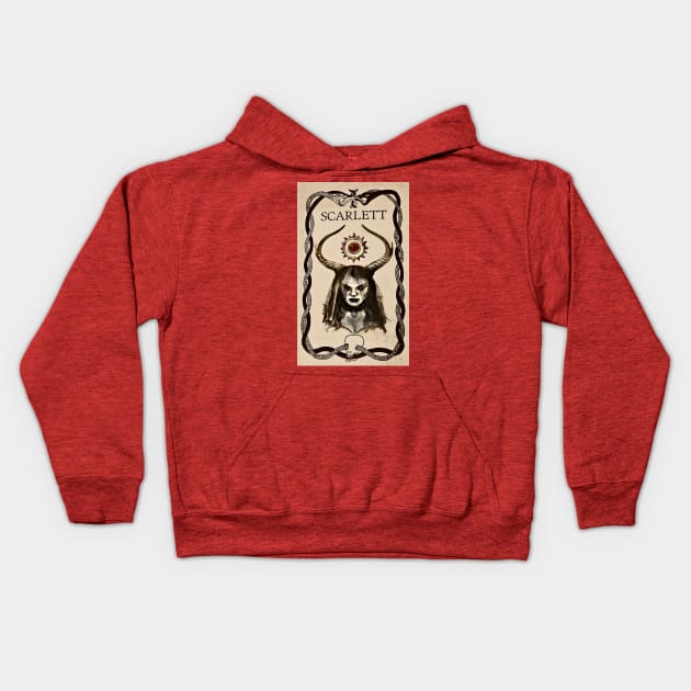 Scarlett Wood's Casting Card Kids Hoodie by SoggyCheeseFry